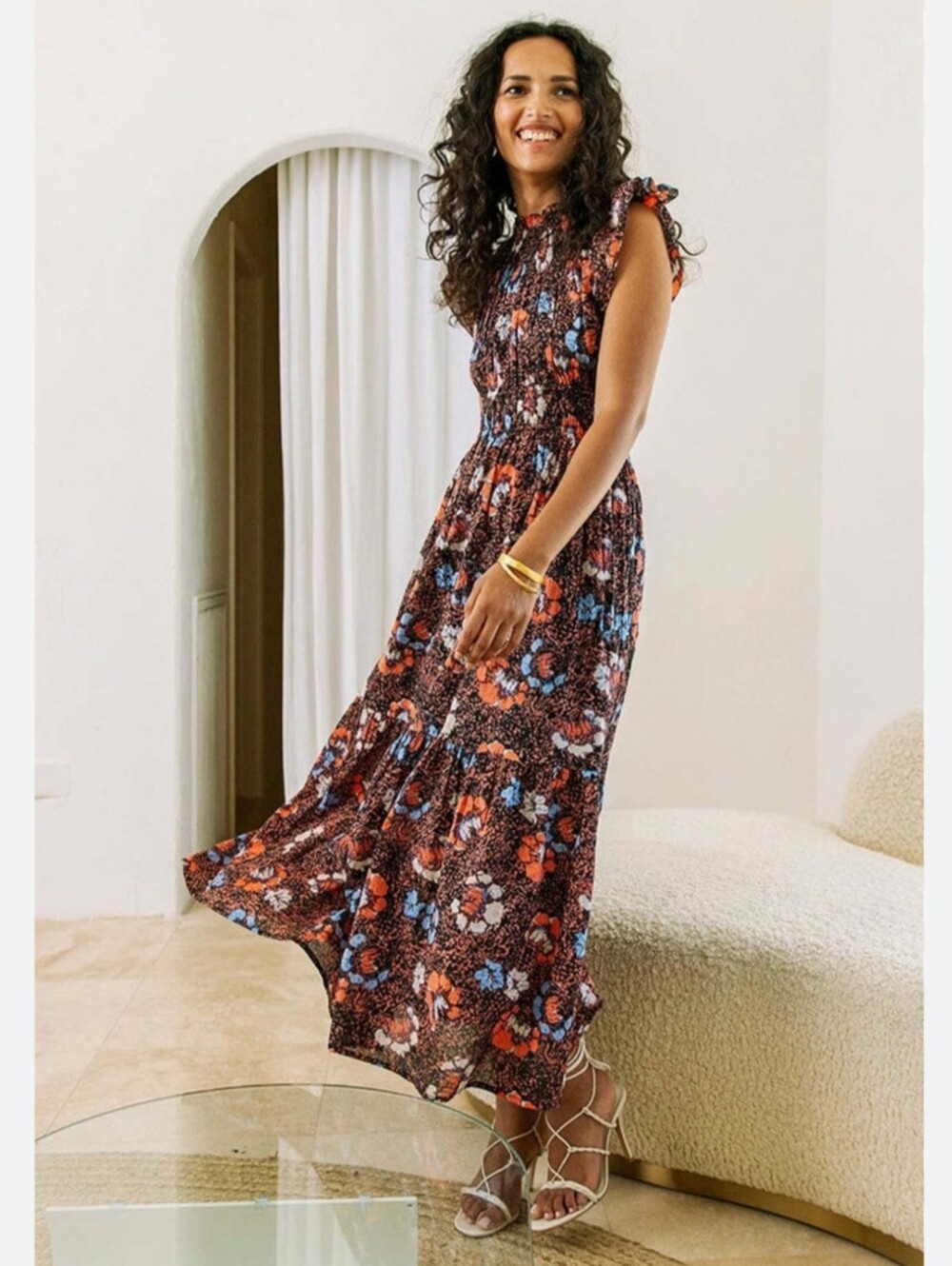Cleobella Kyah Ankle Dress in Calista Floral Size M - Picture 3 of 16